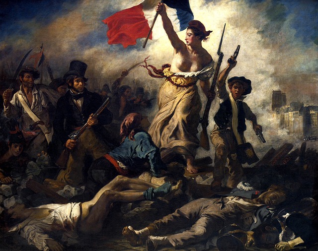 Eugène Delacroix, la Liberté guidant le peuple.